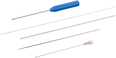 2.4 mm SutureTak Percutaneous Insertion Kit (Includes: disposable 17-gauge Spinal Needle, 1.1 mm Nitinol wire, Portal Dilator, Spear and Drills)