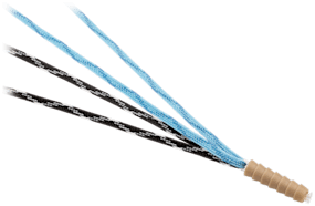 PEEK SutureTak Suture Anchor, 3 mm x 14.5 mm w/two 1.3 mm SutureTape (Blue and Black/White), qty. 5