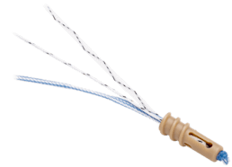 PEEK Knotless Corkscrew Anchor, 3.9 mm x 11.2 mm, #5 suture, qty. 5