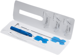 Knotless Distal Biceps Implant System (Includes: Knotless BicepsButton Implant, Button Inserter, 3.7 mm Drill Pin, FiberTape Loop, #2 FiberLoop, and Curved Free Needle)