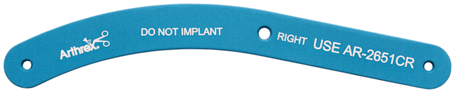 Sizing Template for AR-2651CL/CR