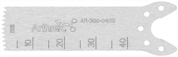 Micro Sagittal Saw Blade 40 x 14 x 0.6 mm