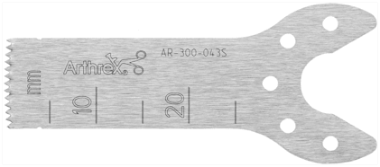 Micro Sagittal Saw Blade 25 x 9.4 x 0.6 mm