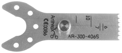 Micro Sagittal Saw Blade With Stop 17 x 9.4 x 0.55 mm