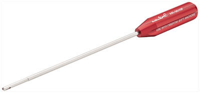 Fishmouth Spear for FiberTak and Knotless FiberTak Anchors, Reusable