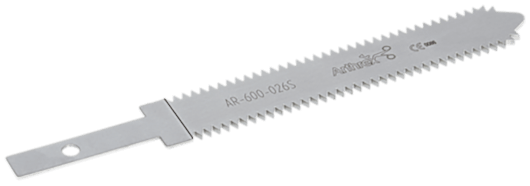 Reziprokes Sägeblatt für Arthrex 600, 73.5 mm x 12.7 mm x 1.27 mm