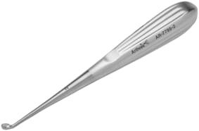 Curette, #2, 7 inches long, Straight Tip