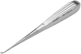 Curette, #3-0, 7 inches long, 45° Tip