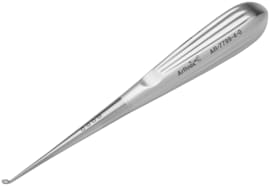 Curette, #4-0, 7 inches long, 45° Tip