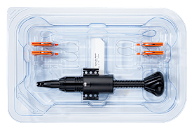 FiberTape Sternal Closure Kit X4
Includes: 4 FiberTape Sternal Closure, 2 mm, 36”, blue w/ attached conventional cutting needle, and a disposable tensioner, free cutting needle (60 mm), and MegaLoader