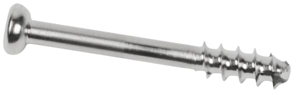 Low Profil Schraube, Stahl, kanüliert, kurzes Gewinde, 4.0 x 30 mm, unsteril, IM