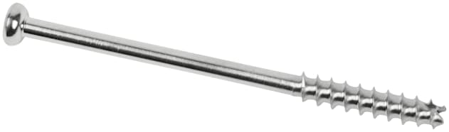 Low Profil Schraube, Stahl, kanüliert, kurzes Gewinde, 4.0 x 55 mm, unsteril, IM