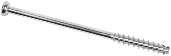 Low Profil Schraube, Stahl, kanüliert, kurzes Gewinde, 4.0 x 60 mm, unsteril, IM