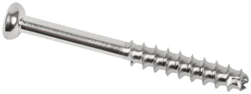 Low Profile Schraube, Stahl, kanüliert, langes Gewinde, 4.0 x 35 mm, unsteril, IM