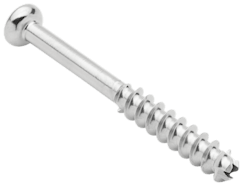 Low Profile Screw, SS, 4.0 x 36 mm, Cannulated, Long Thread