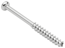 Low Profile Screw, SS, 4.0 x 44 mm, Cannulated, Long Thread