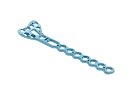 Volar Distal Radius Plate, Titanium, Standard, Left, 9H, Sterile