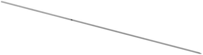 Guidewire with Trocar Tip, 0.045" x 5.91" (1 mm x 150 mm)