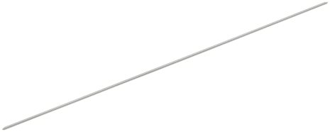 Guidewire with Double Trocar Tip, .045" x 5.91" (1.1 mm x 150 mm)