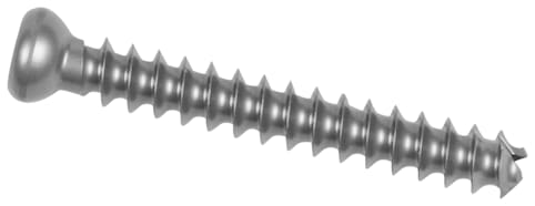 Low Profile Screw, Titanium, 4.5 mm x 34 mm, Cannulated, Fully Threaded
