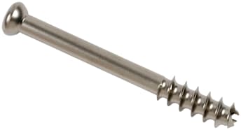 Low Profile Screw, Titanium, 6.7 mm x 55 mm, Cannulated, 18 mm Thread