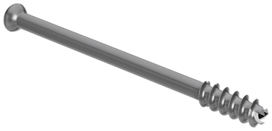 Low Profile Screw, Titanium, 6.7 mm x 80 mm, Cannulated, 18 mm Thread
