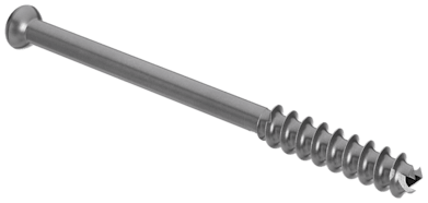 Low Profile Screw, Titanium, 6.7 mm x 80 mm, Cannulated, 28 mm Thread