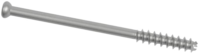 Low Profile Screw, Titanium, 6.7 mm x 90 mm, Cannulated, 28 mm Thread