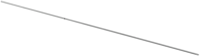 Guidewire with Trocar Tip, Nonthreaded, 2.4 mm (.094"), 12"
