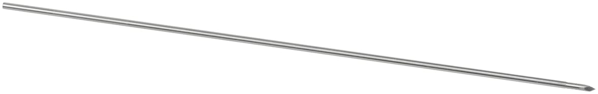 Guidewire with Trocar Tip, Threaded, 2.4 mm (.094"), 8''