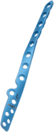 Posterolateral Anatomic Distal Fibula Plate, Left, Titanium , 10 Hole