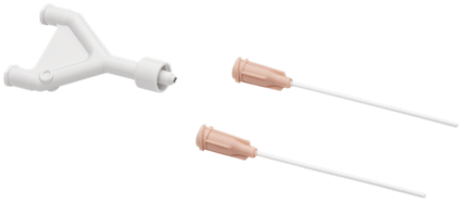 Blending Connector with Single Flexible Cannula
