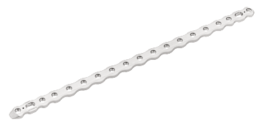 Straight Plate Broad, SS, 3.5mm, 19 Hole