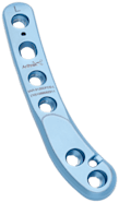Distal Femur Osteotomy Plate, Short, Titanium, 2.0 mm, Lft