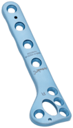 Distal Humeral Plate, Titanium, 2.0/1.6 mm, Right