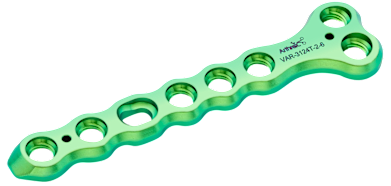 T-Plate, Titanium, 2.4 mm, 2-Hole / 6-Hole