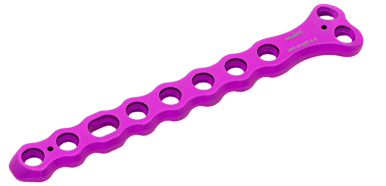 T-Plate, Titanium, 3.0 mm, 2-Hole / 8-Hole