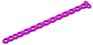 T-Plate, Titanium, 3.0 mm, 3-Hole / 13-Hole