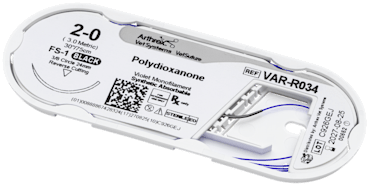 Polydioxanone 2-0 Violet 30”, FS-1 Reverse Cutting 24mm 3/8C