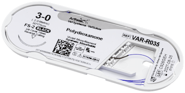 Polydioxanone 3-0 Violet 30”, FS-2 Reverse Cutting 19mm 3/8C