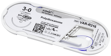 Polydioxanone 3-0 Violet 30”, SH Taper Point 26mm 1/2C