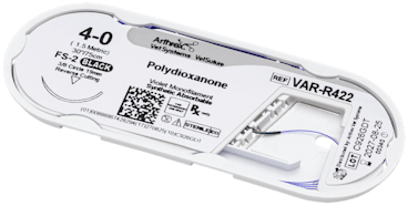 Polydioxanone 4-0 Violet 30”, FS-2 Reverse Cutting 19mm 3/8C