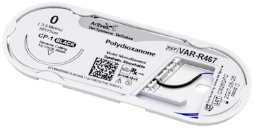 Polydioxanone 0 Violet 30”, CP-1 Reverse Cutting 36mm 1/2C