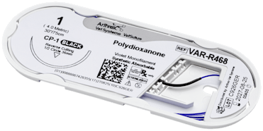 Polydioxanone 1 Violet 30”, CP-1 Reverse Cutting 36mm 1/2C