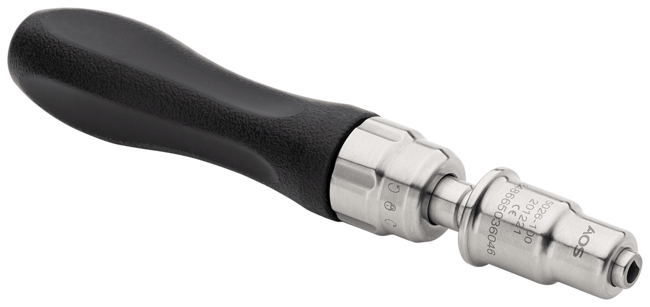 Ratcheting Small Axial Handle, AO Quick Connect, Cannulated