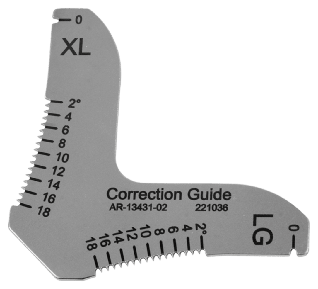 Correction Guide, LG/XL