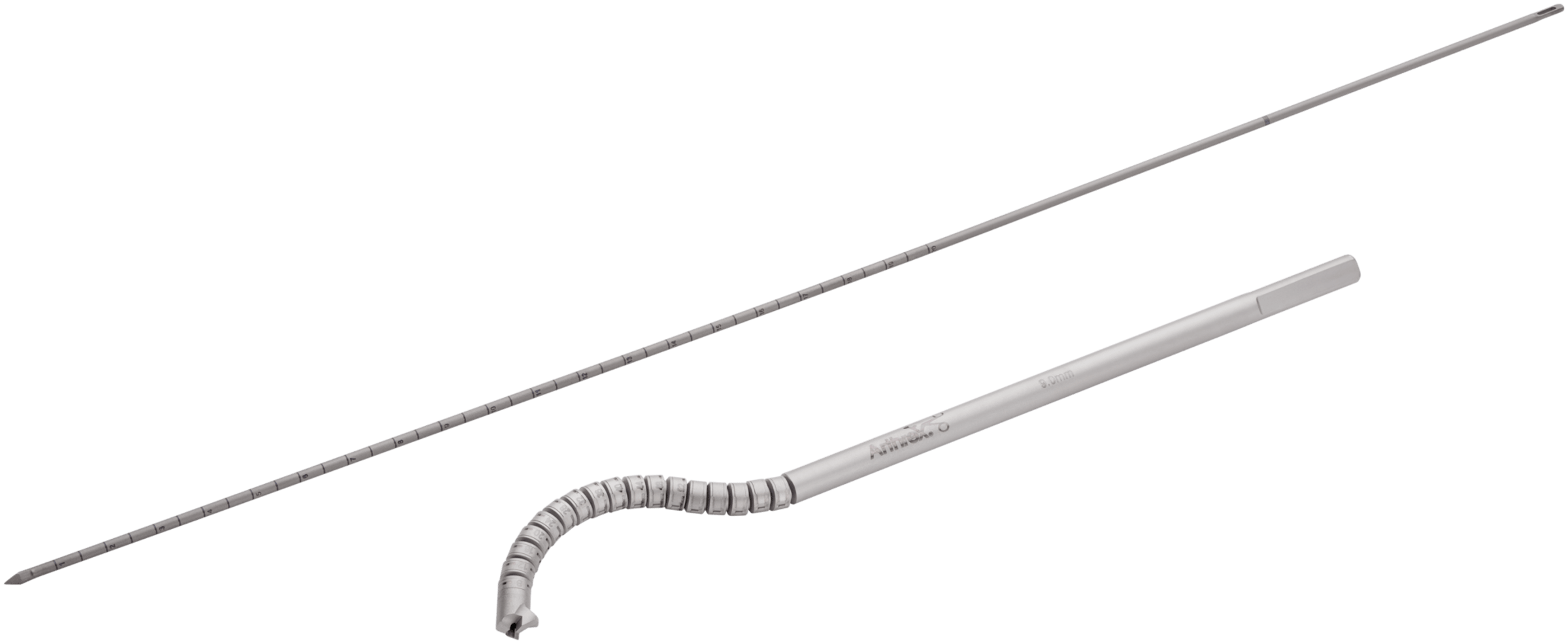Flexibler Bohrer mit flexiblem Führungsdraht, 9 mm