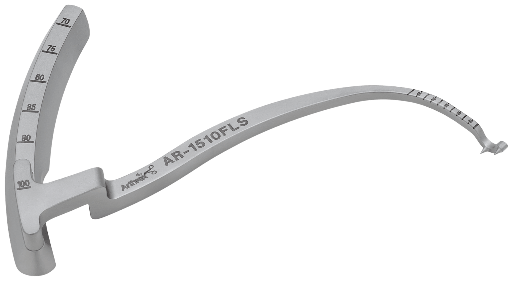 Zielinstrument, Footprint, ACL-Führung, femoral, kleiner Winkel, links