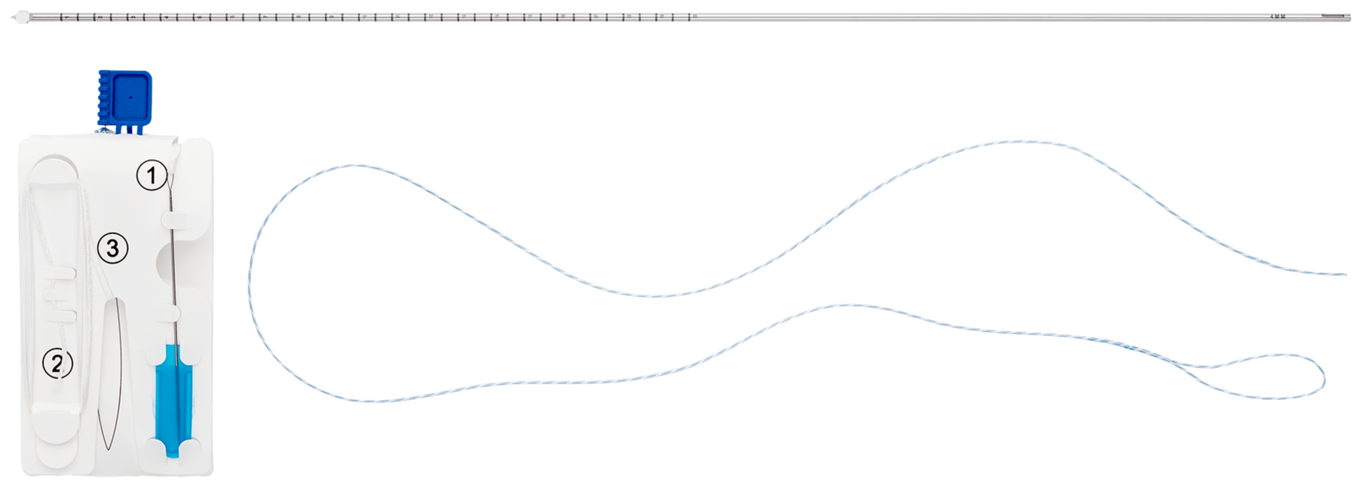 Implant System, TightRope II BTB-IB, with TightRope Pin 4 mm and FiberLink Suture #2