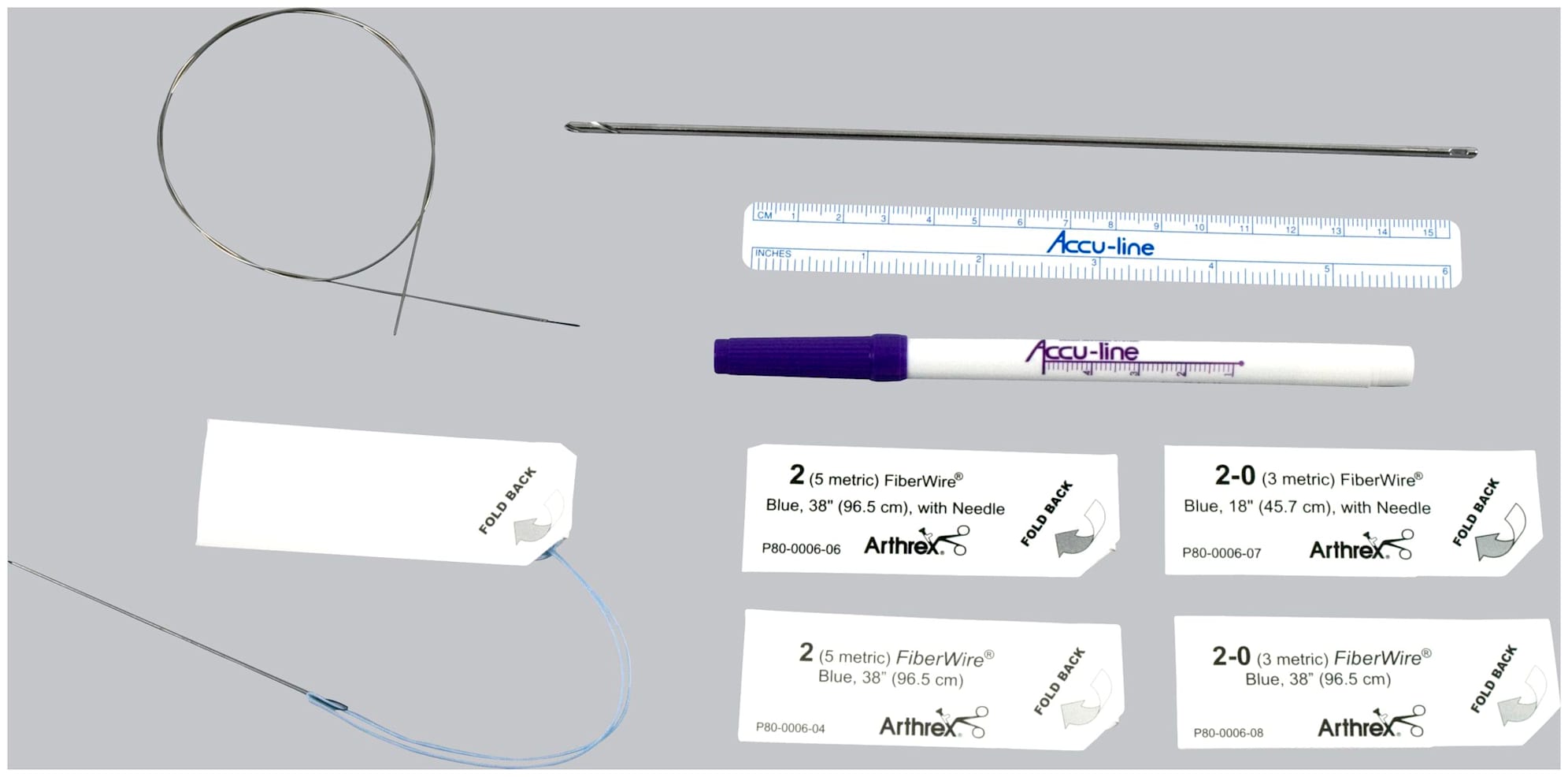Disposable Instruments Kit for Bio-Tenodesis Screw